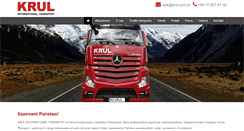 Desktop Screenshot of krul.com.pl